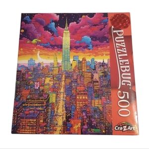 Puzzlebug Deluxe Cra-Z-Art New York City Colors Puzzle 500 PCS 20"x12"